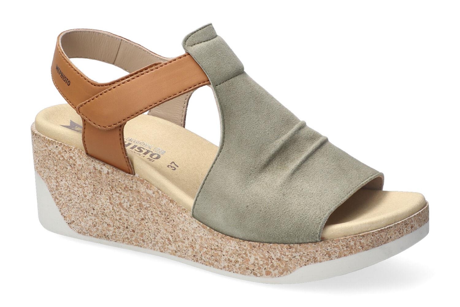 sandales femme modèle Galiane kaki - Mephisto